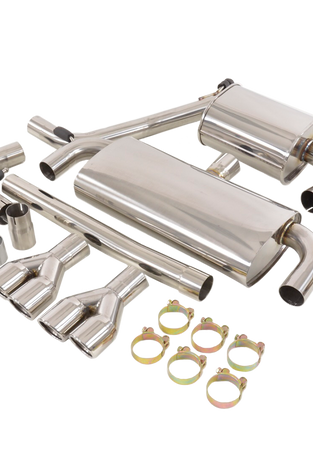 FK Duplex Sports Exhaust Complete System For Audi