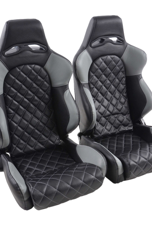 Portseat Set Las Vegas Artificial Leather Black